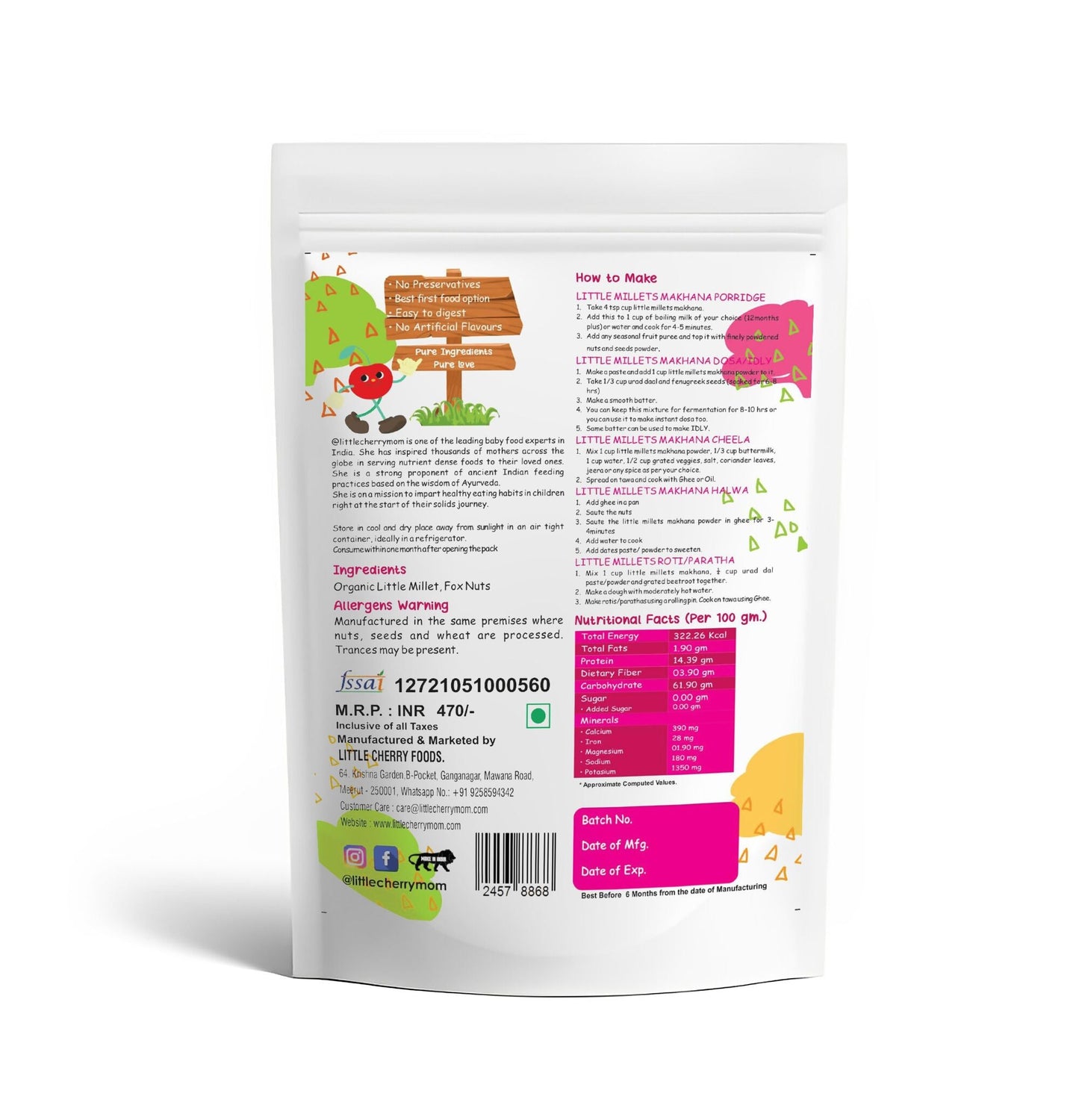 Littlecherrymom Super Millets Combo | Swadesiicart