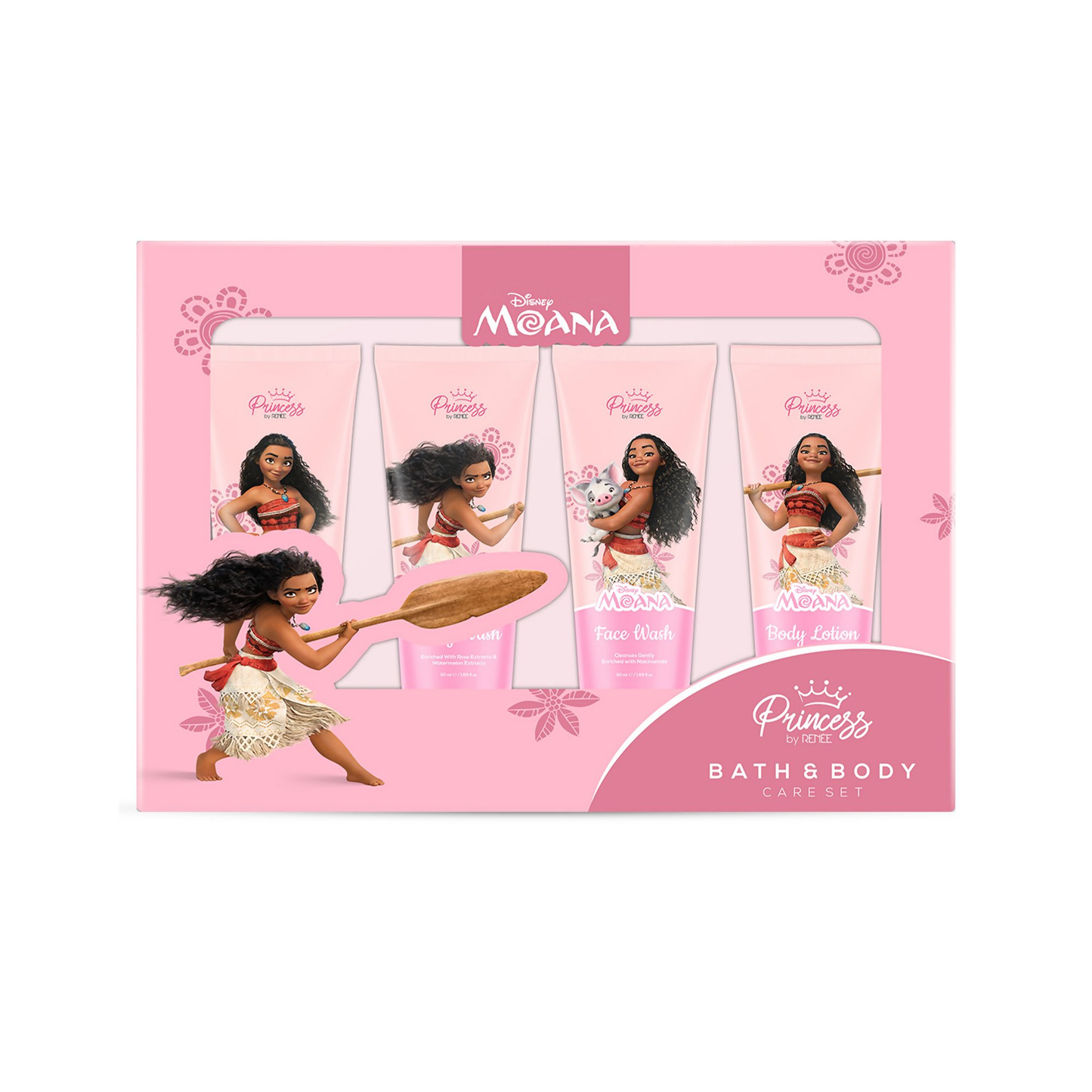 Renee Cosmetics Princess Disney Moana Bath & Body Care Set - Swadesiicart
