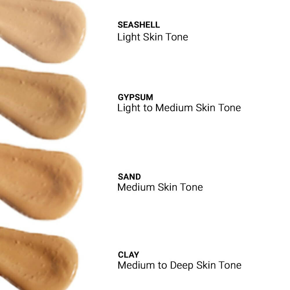 Biotique Natural Makeup Natural Magicare All Day Liquid Foundation - Clay - Swadesiicart