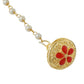 NVR Women's Trending Stylish Gold-Polished Maang Tikka | Swadesiicart