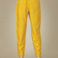 Jyoti Fashion Women's Yellow Rayon Embroidered Kurta Pant Set | Swadesiicart