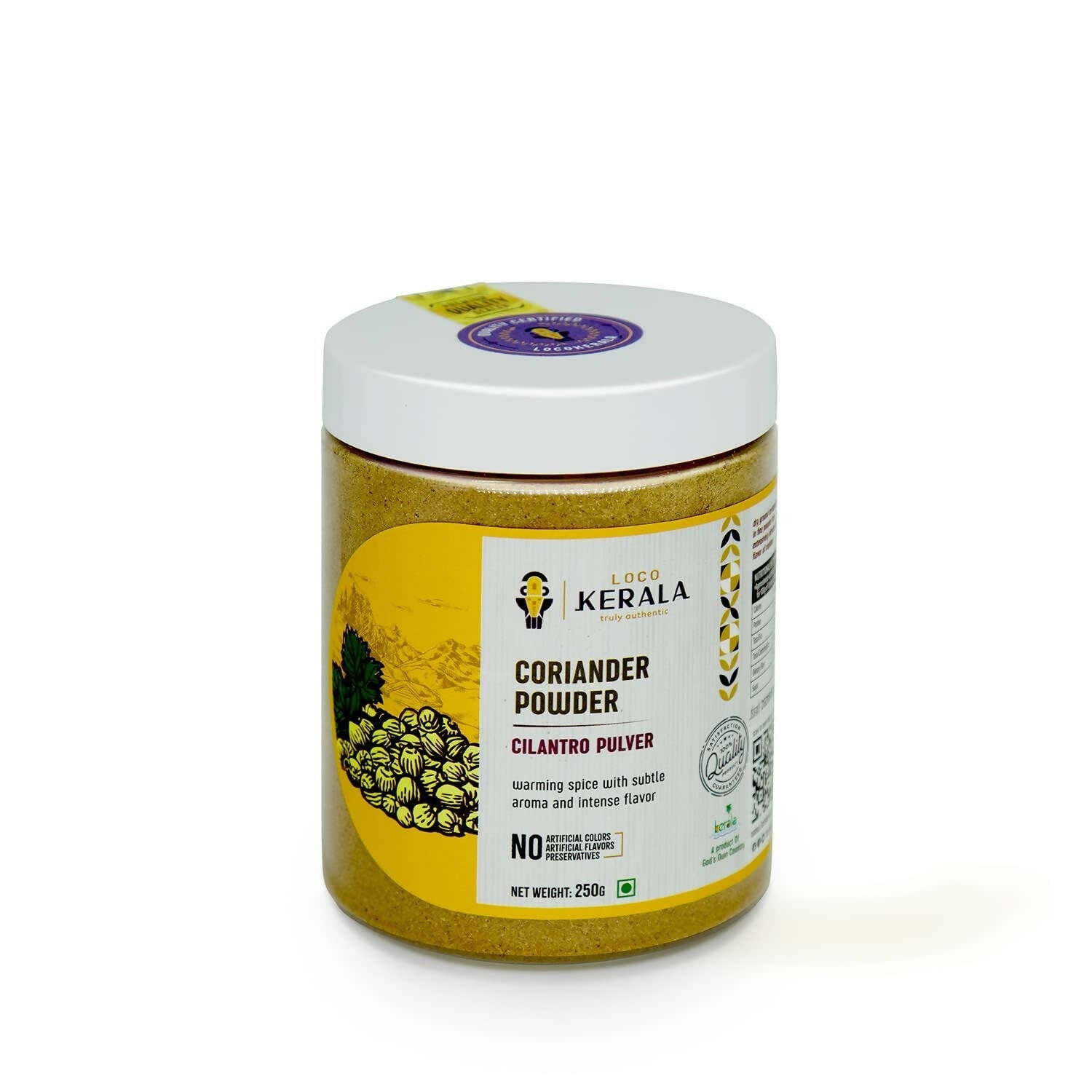 LocoKerala Cilantro Pulver Coriander Powder - Swadesiicart