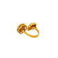 Kundan Gold plated Elephant and Round Ring - Ruby Raang | Swadesiicart