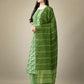 Jyoti Fashion Women's Green Rayon Embroidery & Sequence work Kurta with Trouser & Dupatta | Swadesiicart