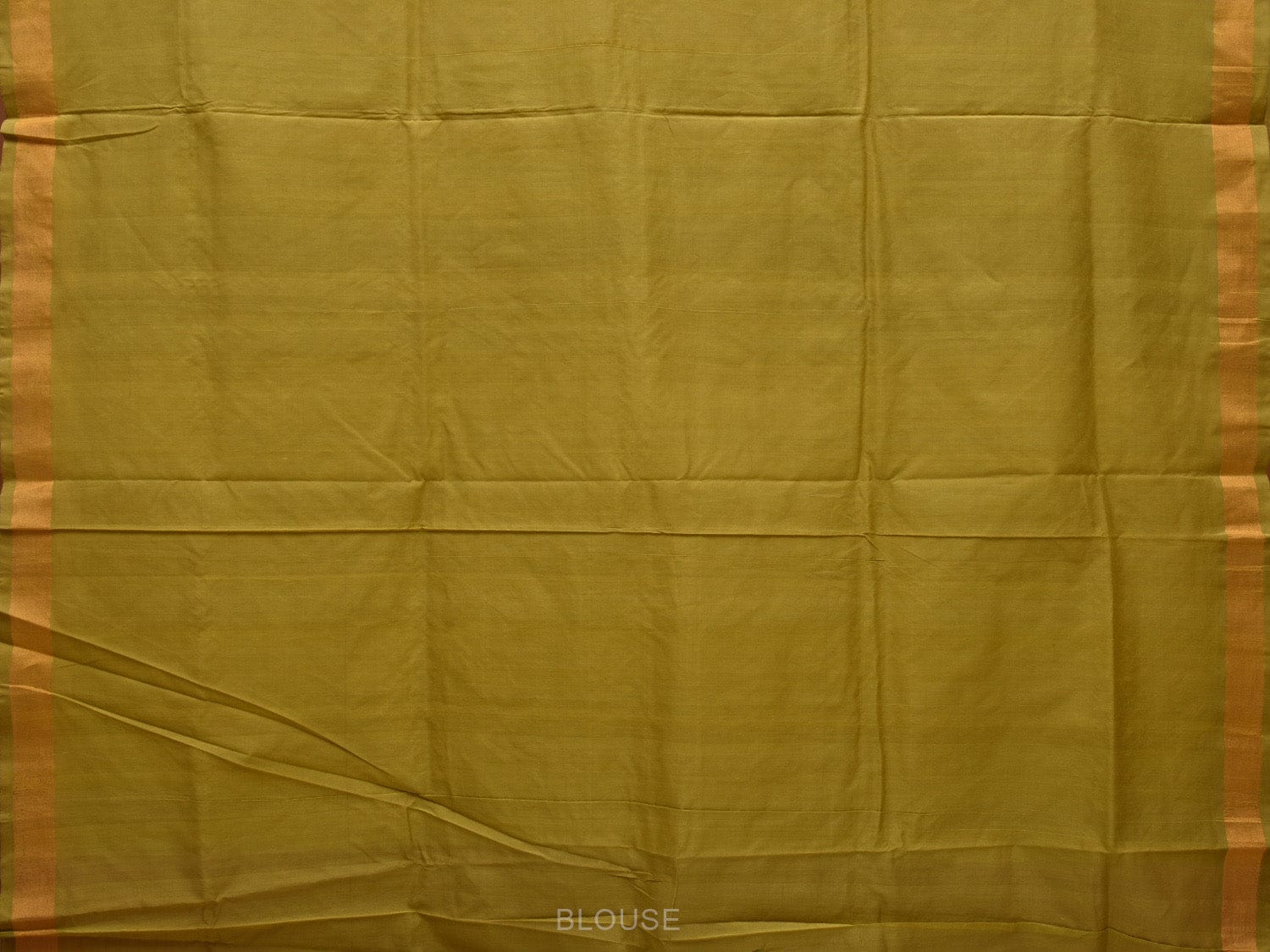 Olive Uppada Cotton Handloom Saree with Jamdani Pallu Design - Global Threads | Swadesiicart