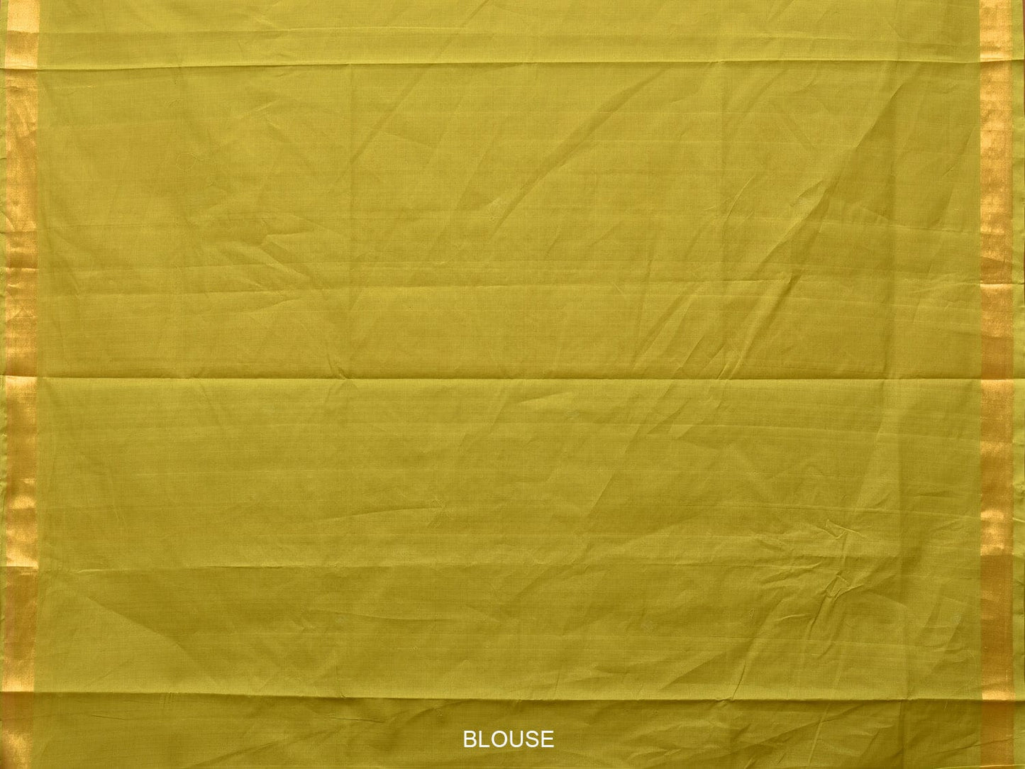 Olive Uppada Cotton Handloom Saree with Jamdani Pallu Design - Global Threads | Swadesiicart