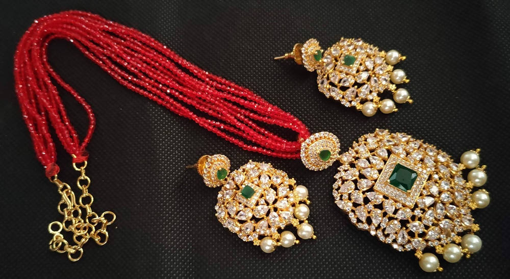Gorgeous Necklace Set - Mokshi Collections