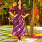 Aayaa Pure Muslin printed Kurti & Pant - Multi Color