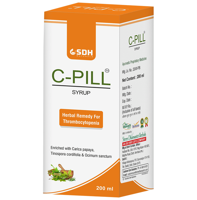 SDH Naturals C-Pill Syrup | Swadesiicart