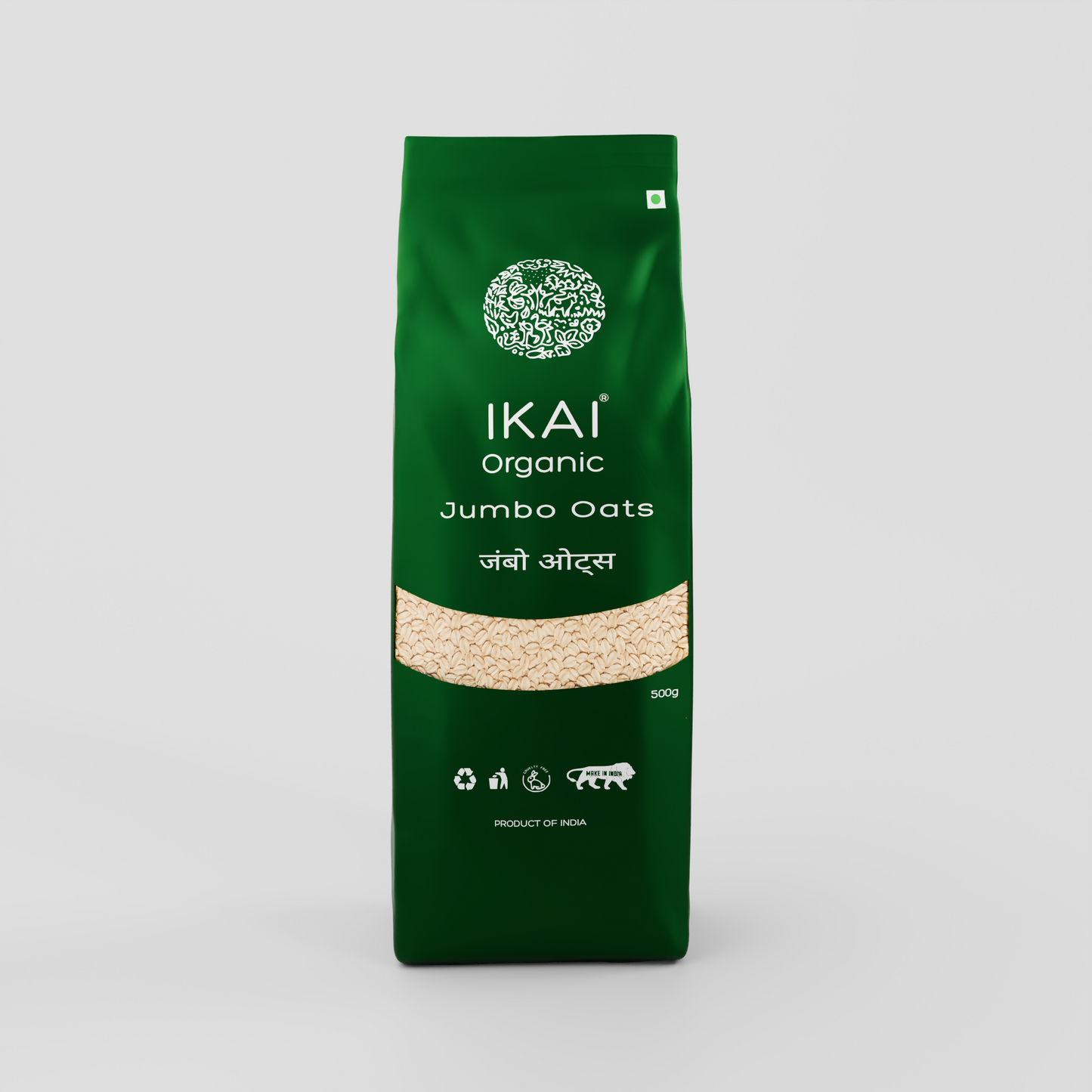 2 - Organic Jumbo Oats - 500 gm (2)