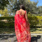 Vamsee Red Organza Saree - Swadesiicart
