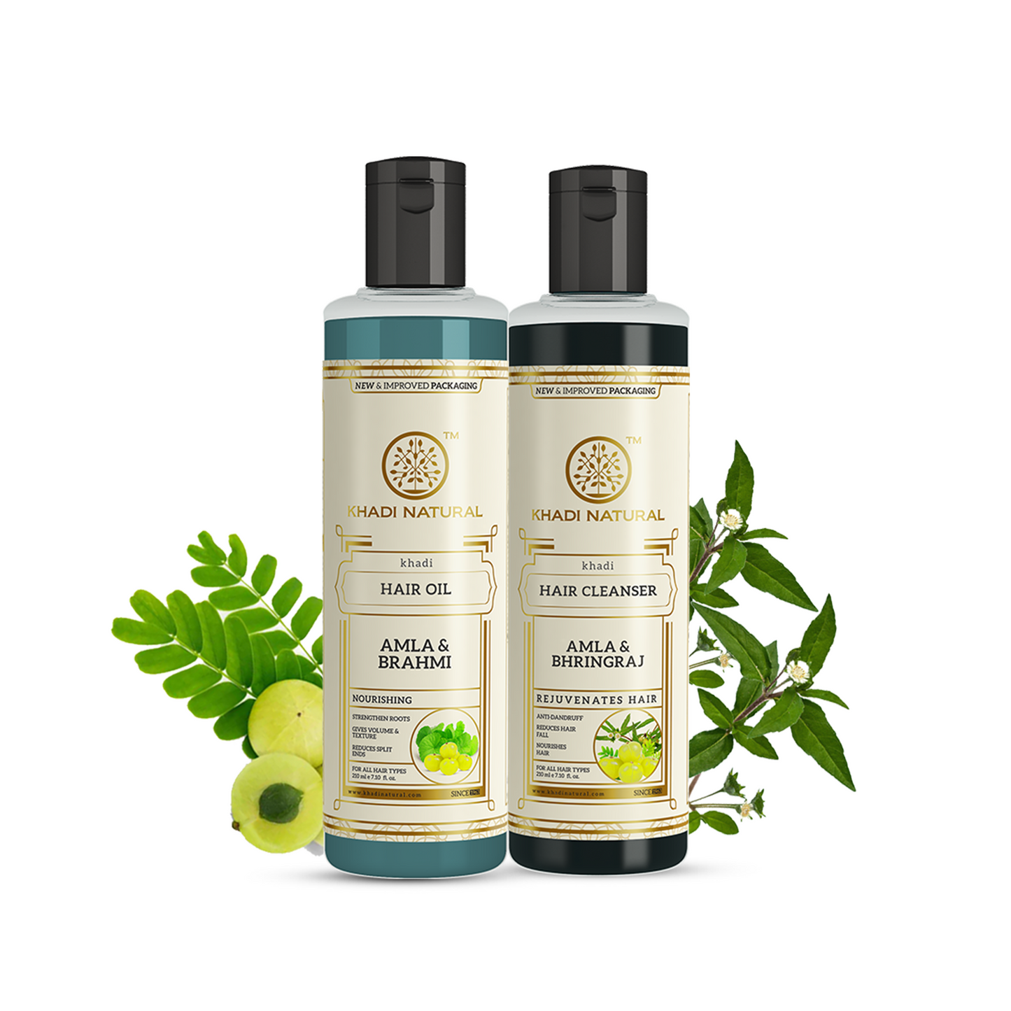 Khadi Natural Amla Hair Care Pack - 210ml Each