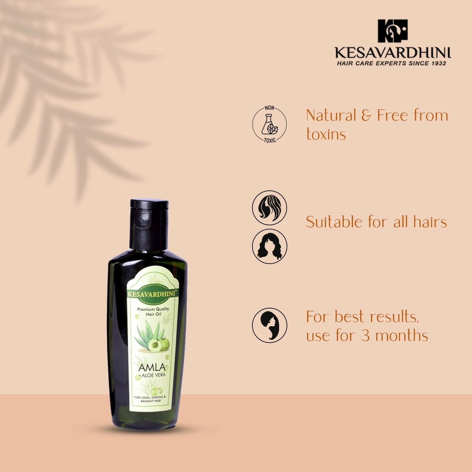 Kesavardhini Aloe Vera Amla Oil - Swadesiicart
