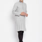 Even Apparels Beige Rayon Men's Kurta With Band Collar | Swadesiicart
