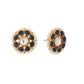 Nuyug 22K Gold Plated Floret Noor Stud Earrings | Swadesiicart