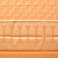Orange Cut Work Cotton Silk Saree with All Over Diagonal Banaras Design - Global Threads | Swadesiicart