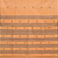 Orange Khadi Cotton Handloom Saree with Jamdani Buta Design - Global Threads | Swadesiicart