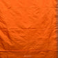 Orange Paithani Silk Handloom Saree with Triple Muniya Border Design - Global Threads | Swadesiicart
