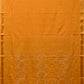 Orange Uppada Cotton Handloom Saree with Grill Pallu Design - Global Threads | Swadesiicart