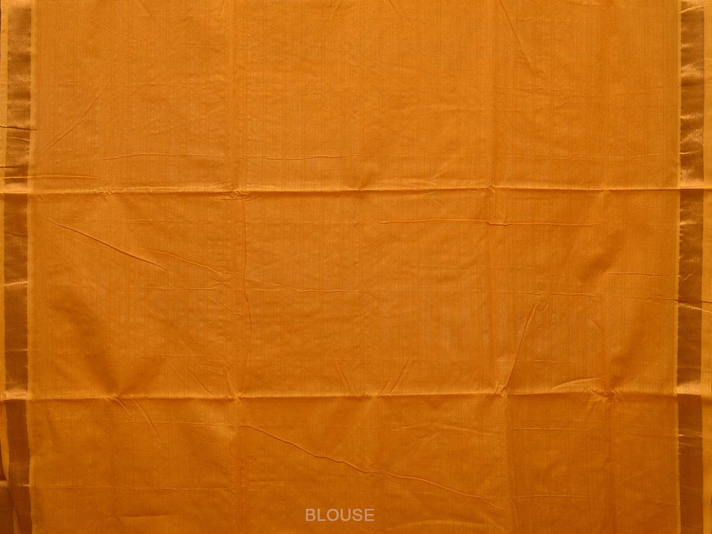Orange Uppada Cotton Handloom Saree with Grill Pallu Design - Global Threads | Swadesiicart