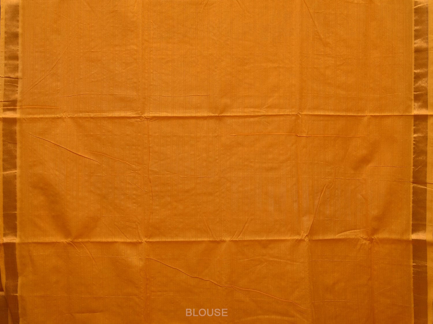 Orange Uppada Cotton Handloom Saree with Grill Pallu Design - Global Threads | Swadesiicart