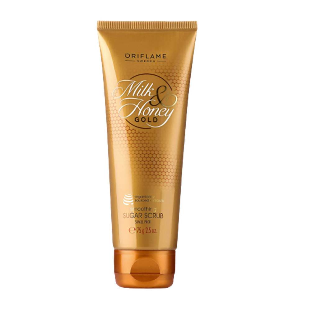 Oriflame Milk & Honey Gold Smoothing Sugar Scrub - Swadesiicart