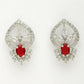 NVR Women Silver-Plated American Diamond-Studded Pendant Set | Swadesiicart