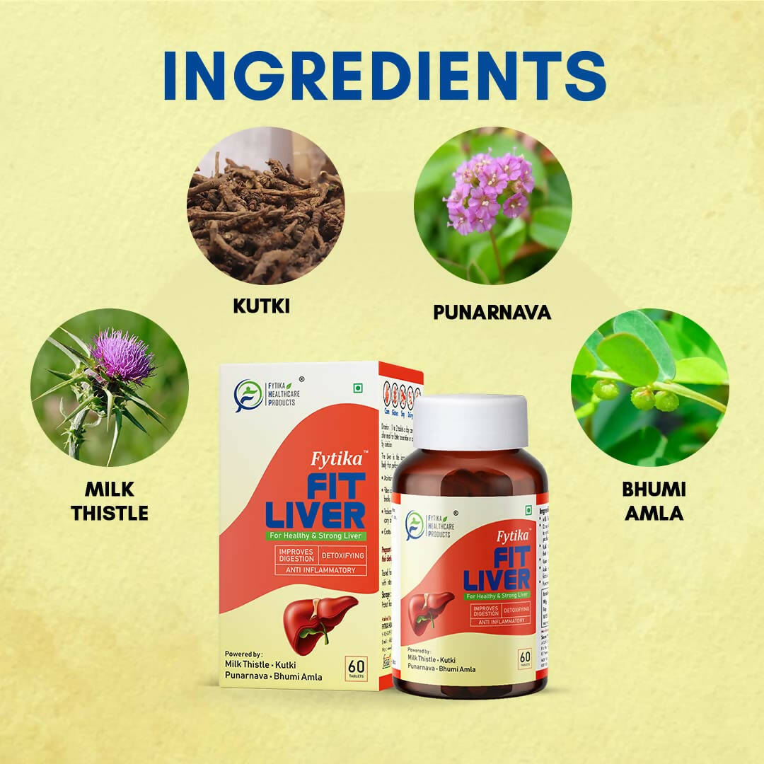 Fytika Fit Liver Tablets - Swadesiicart