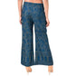 Aniyah Rayon Block Print Flared Palazzo Blue Color (AN-168K)
