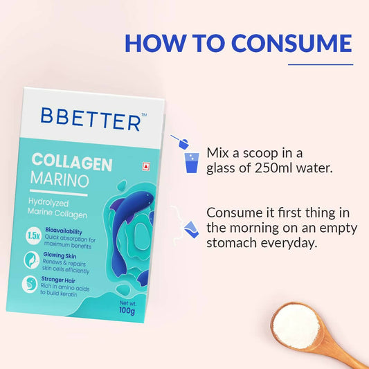 BBETTER Collagen Marino Powder - Swadesiicart