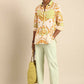 Off White Men Pure Cotton Relaxed Opaque Printed Casual Resort Shirt - Mahotsav | Swadesiicart