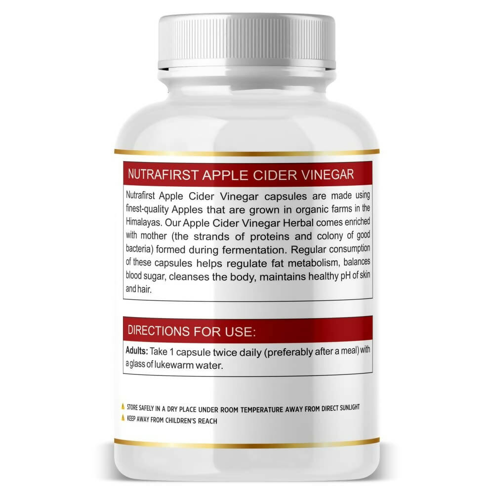 Nutrafirst Apple Cider Vinegar Capsules - Swadesiicart
