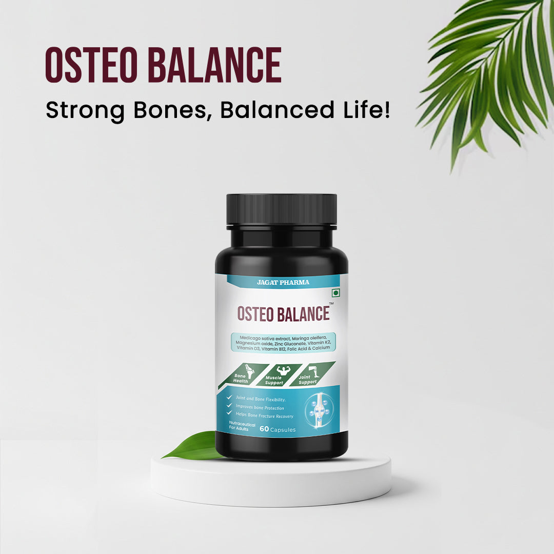 Jagat Pharma Osteo Balance Capsules | Swadesiicart