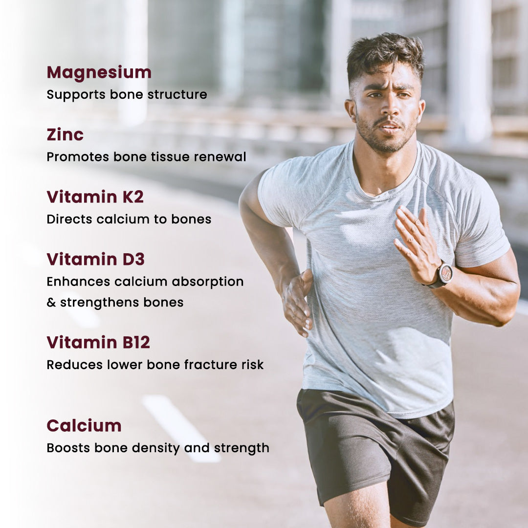 Jagat Pharma Osteo Balance + Roll-On: Strong Bones & Quick Relief Combo | Swadesiicart