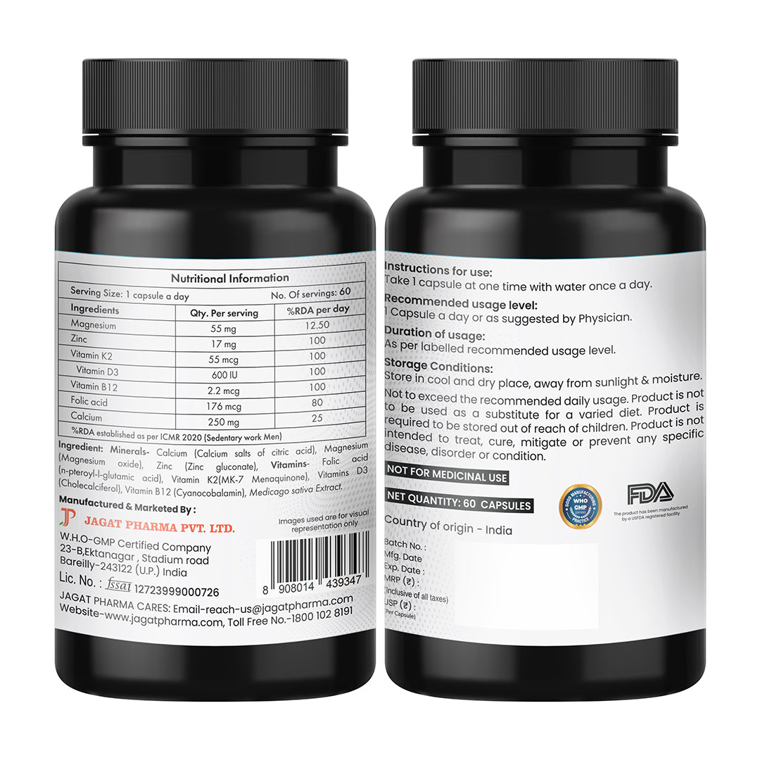 Jagat Pharma Osteo Balance Capsules | Swadesiicart