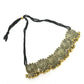 Mominos Fashion Johar Kamal Gold-Polished Brass Finish Lotus Design Choker For Women | Swadesiicart