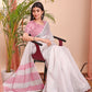 Shree Shyam Fashion The White Loom White Linen Cotton Saree