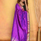 Very Much Indian Pure Silk Handloom Traditional Paithani Dupatta - Violet | Swadesiicart