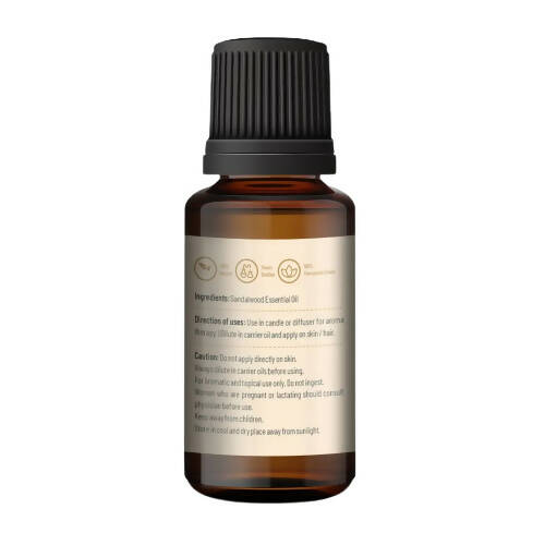 Korus Essential Sandalwood Essential Oil - Therapeutic Grade - Swadesiicart