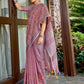 Shree Shyam Fashion Linen Purple Saree