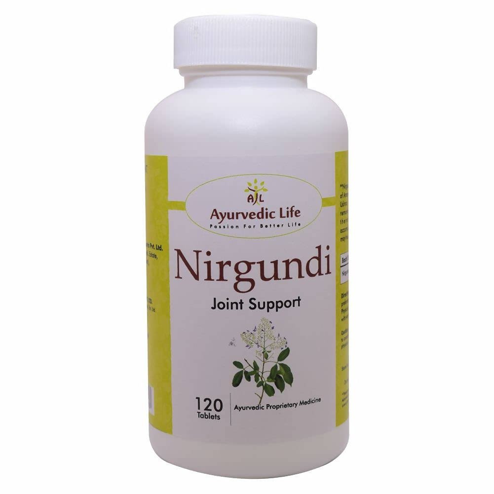 Ayurvedic Life Nirgundi Joint Support Tablets | Swadesiicart