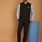 Even Apparels Pure Wool Nehru Jacket - Charcoal | Swadesiicart