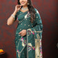 Lorenvalley Fashion Green Soft Paithani Silk Woven Design Gold Zari Meenakari Weaving Saree - Swadesiicart