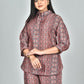 Morchari Digital Print Semi Muslin Co-Ord Set Top & Trouser-Multicolor - Swadesiicart