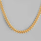 VOJ Gold-Polished Designer V Shaped Chain For Men | Swadesiicart
