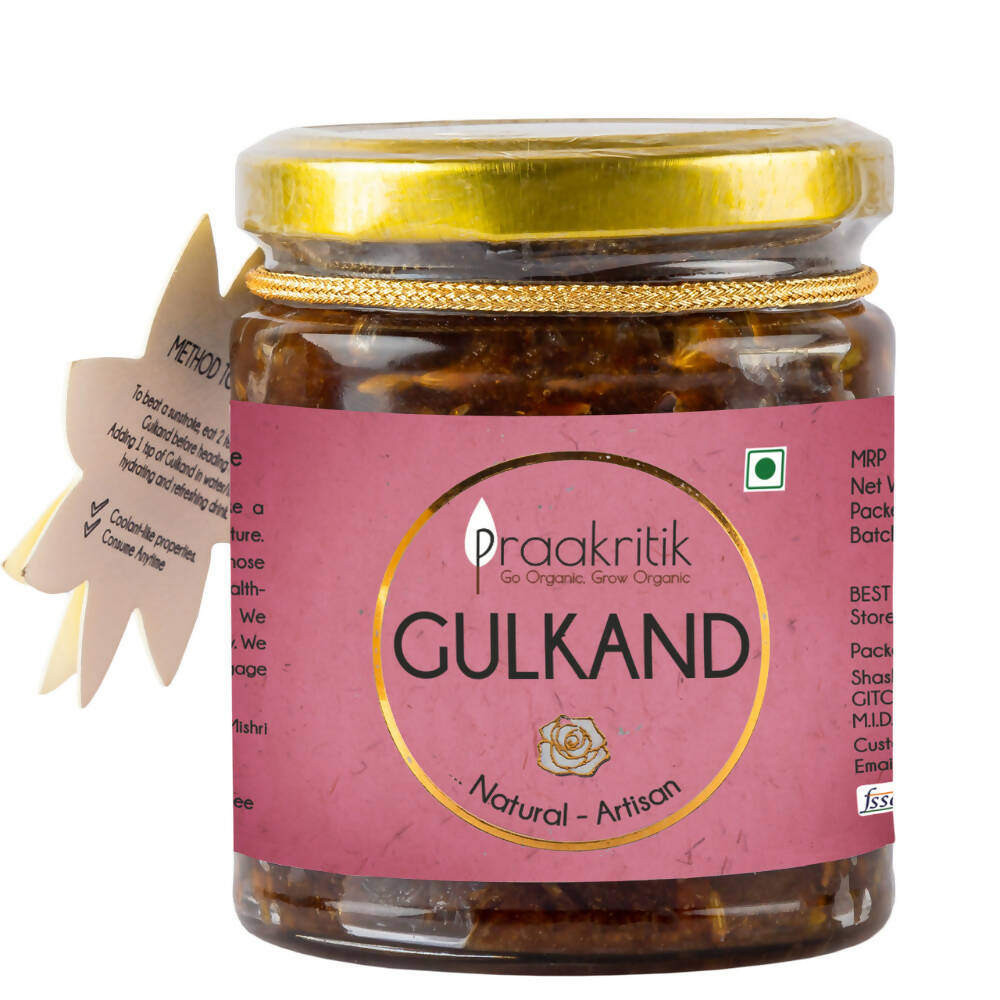 Praakritik Natural Mishri Artisan Gulkand | Swadesiicart