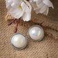 NVR Women's Silver Plated Circular Stud Earrings | Swadesiicart