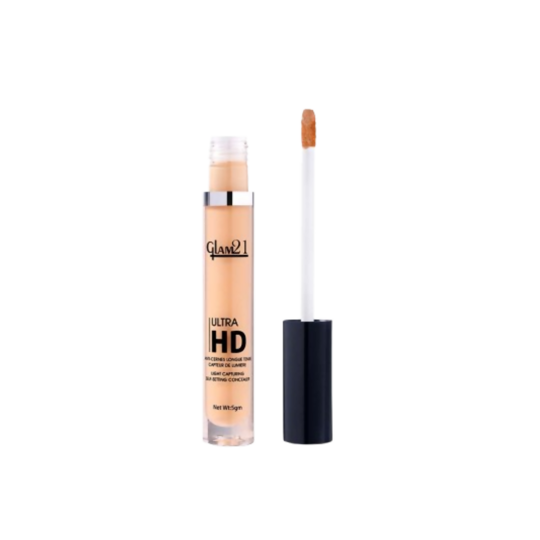 Glam21 Ultra HD Liquid Concealer for HD Finish - Yellow Sand - Swadesiicart