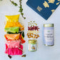 Shuddh Natural Ubtan Based Herbal Gulal | Ayurvedic Thandai Powder |Kashmiri Kahwa| Holi Gift Hamper | Swadesiicart