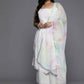 Ahalyaa Women's Traditional wear Kurta Set - White | Swadesiicart